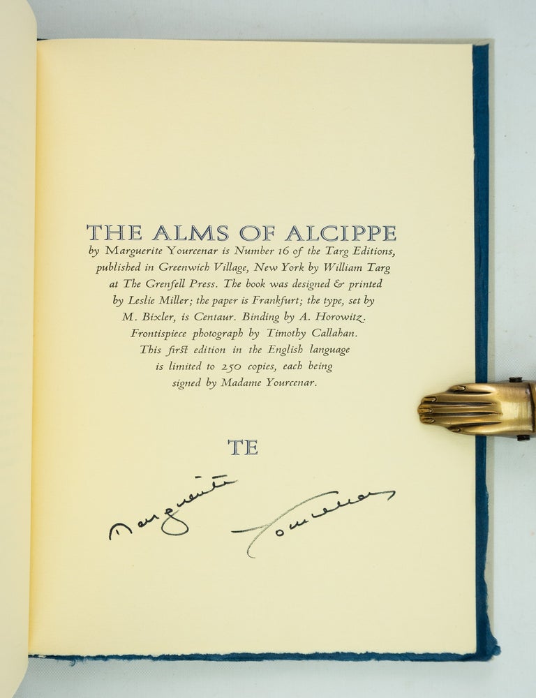 (ST20338-087) THE ALMS OF ALCIPPE. MARGUERITE YOURCENAR