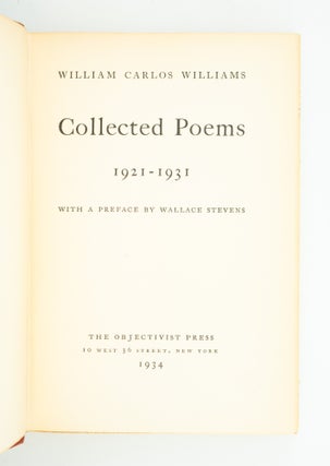 COLLECTED POEMS: 1921-1931.