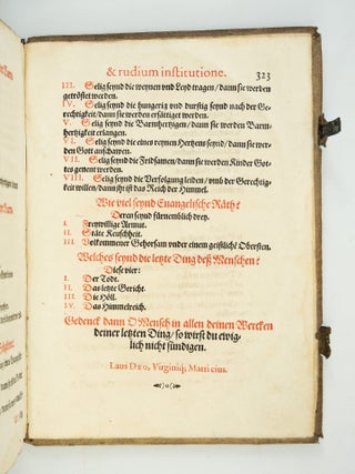 AGENDA ECCLESIAE MOGUNTINENSIS . . . PER REVERENDISSIMUM IN CHRISTO PATREM . . . DOMINUM WOLFGANGUM, ARCHIEPISCOPUM MOGUNTIUM.