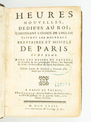 HEURES NOUVELLES.