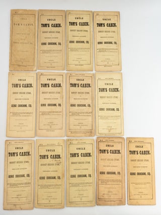 UNCLE TOM'S CABIN. HARRIET BEECHER. . GEORGE CRUIKSHANK STOWE, BOOKS IN PARTS.
