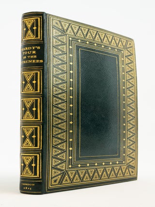 A PICTURESQUE AND DESCRIPTIVE TOUR IN THE MOUNTAINS OF THE HIGH PYRENEES. BINDINGS - CUNEO, ENGLISH AQUATINTS COLOR PLATE BOOKS.