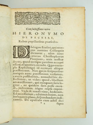 COLLOQUIA NUNC EMENDATIORA.
