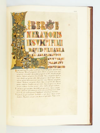 GOSPELS OF MATILDA, COUNTESS OF TUSCANY 1055-1115. ROXBURGHE CLUB, JOHN PIERPONT MORGAN.