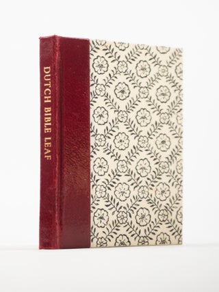 AN ORIGINAL LEAF FROM THE KLEINE PRINT BYBEL, C. 1750.