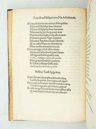 ELEGANTISSIME È GRAECO AUTHORUM SUBDITORUM TRANSLATIONES, UIDELICET. PHILOSTRATI ICONES. PYTHAGORAE CARMEN AUREUM ATHENAEI COLLECTANEA MUSONII PHILOSOPHI TYRII DE PRINCIPE OPTIMO ISOCRATIS DE REGIS MUNERIBUS ORATIO, & ALIA MULTA SCITU DIGNISS.