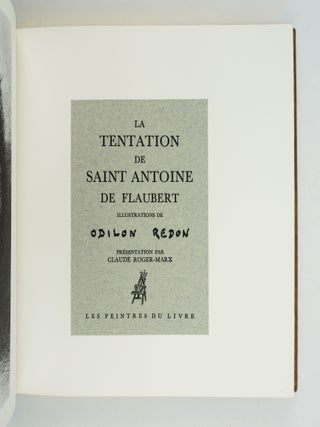 LA TENTATION DE SAINT ANTOINE DE FLAUBERT.
