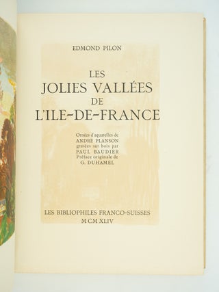 LES JOLIES VALLÉES DE L'ILE DE FRANCE.