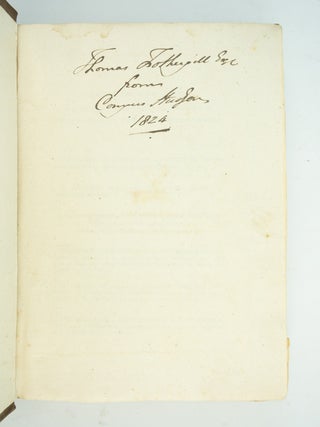 CONVERSATIONS OF LORD BYRON: NOTED DURING A RESIDENCE WITH HIS LORDSHIP AT PISA, IN THE YEAR 1821 AND 1822.