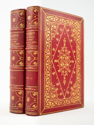 THE WELL AT THE WORLD'S END, A TALE. WILLIAM MORRIS, BINDINGS - GIULIO GIANNINI.