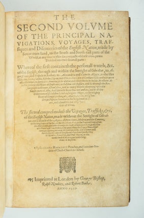 THE PRINCIPAL NAVIGATIONS, VOYAGES, TRAFFIQUES AND DISCOVERIES OF THE OF THE ENGLISH NATION.