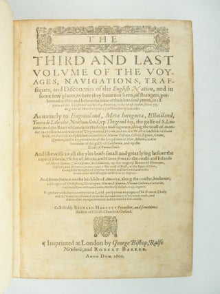 THE PRINCIPAL NAVIGATIONS, VOYAGES, TRAFFIQUES AND DISCOVERIES OF THE OF THE ENGLISH NATION.