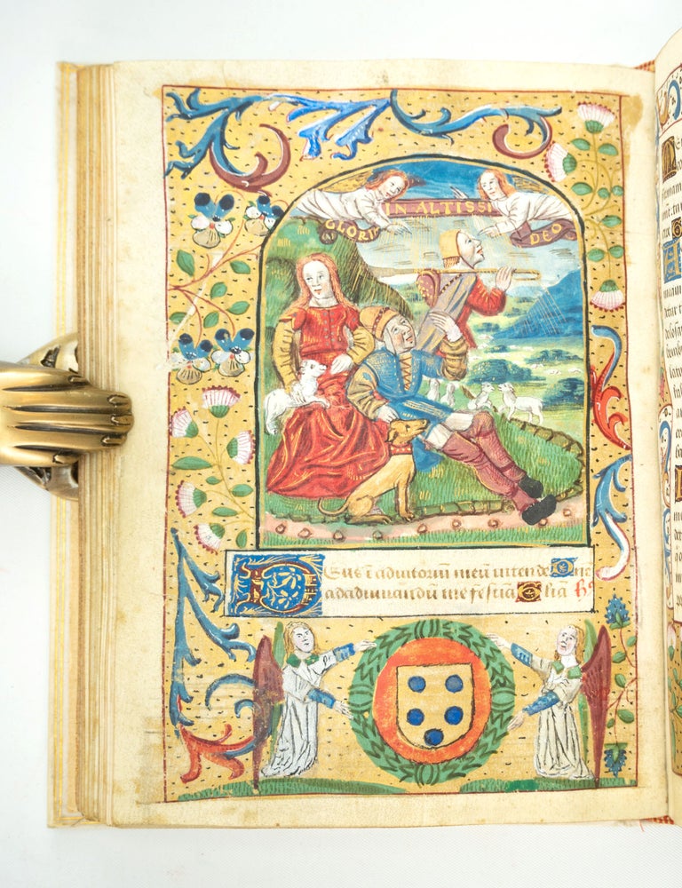 (ST20620) USE OF ROME. WITH 14 LARGE AND 27 SMALL MINIATURES A MEDIEVAL ILLUMINATED...
