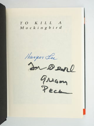 TO KILL A MOCKINGBIRD. HARPER LEE, GREGORY PECK.