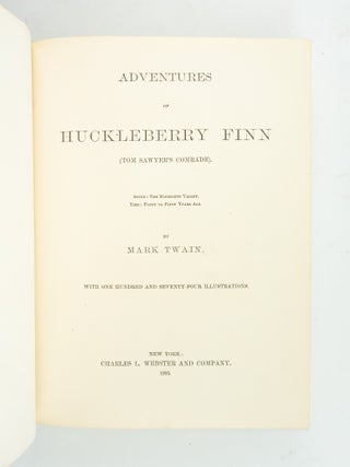 THE ADVENTURES OF HUCKLEBERRY FINN.