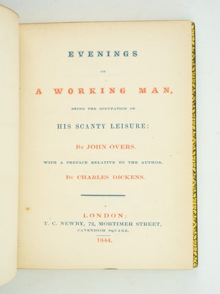 EVENINGS OF A WORKING MAN, BEING THE OCCUPATION OF HIS SCANTY LEISURE.