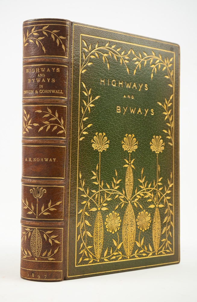 (ST20739) HIGHWAYS AND BYWAYS IN DEVON AND CORNWALL. BINDINGS - ZAEHNSDORF, ARTHUR H....