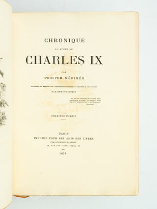 CHRONIQUE DU RÈGNE DE CHARLES IX.