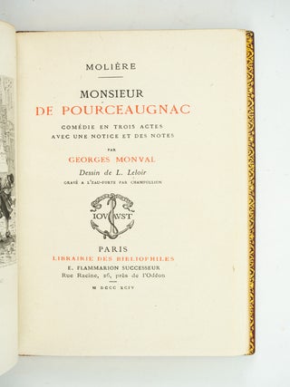 LES PIÈCES DE MOLIÈRE.