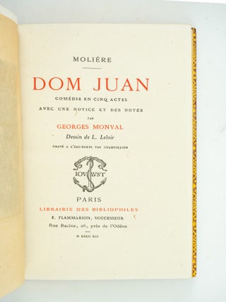 LES PIÈCES DE MOLIÈRE.