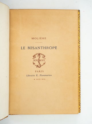 LES PIÈCES DE MOLIÈRE.