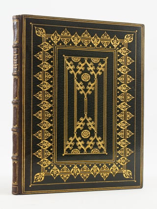 OF GARDENS. AN ESSAY. ILLUMINATED MANUSCRIPT ON VELLUM - MODERN, ALBERTO SANGORSKI.