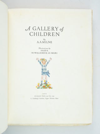 A GALLERY OF CHILDREN.