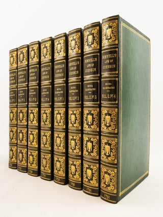 LIFE OF SAMUEL JOHNSON. EXTRA-ILLUSTRATED BOOKS, JAMES BOSWELL, SAMUEL JOHNSON.