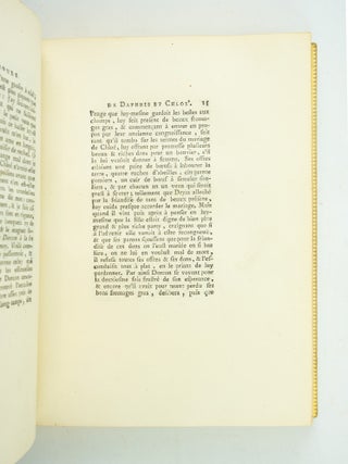 LES AMOURS PASTORALES DE DAPHNIS ET CHLO&Eacute;.