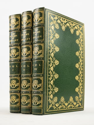 THE POEMS. VALE PRESS, PERCY BYSSHE SHELLEY, BINDINGS - BAYNTUN-RIVIERE.