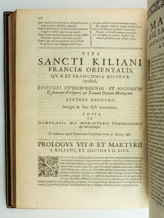 FLORILEGIUM INSULAE SANCTORUM SEU VITAE ET ACTA SANCTORUM HIBERNIAE.