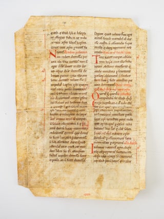 WITH TEXT IN LATIN FROM THE "SENTENTIAE" OF PETER LOMBARD.