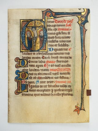 FROM A PSALTER-HOURS IN LATIN.
