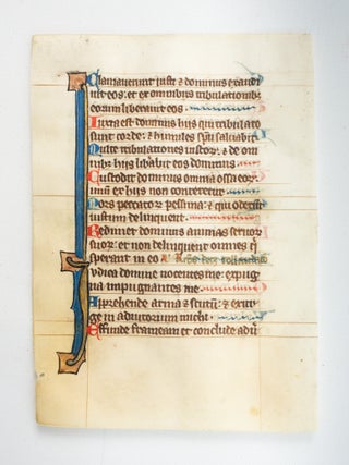 FROM A PSALTER-HOURS IN LATIN.