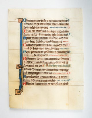 FROM A PSALTER-HOURS IN LATIN.