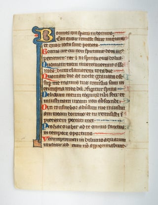 FROM A PSALTER-HOURS IN LATIN.