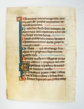 FROM A PSALTER-HOURS IN LATIN.