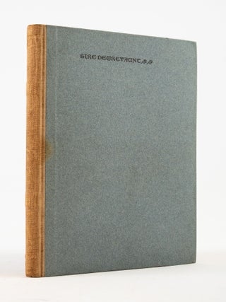 THE ROMANCE OF SIRE DEGREVAUNT.