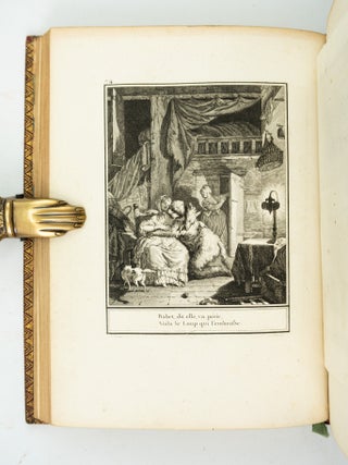 CHOIX DE CHANSONS MISES EN MUSIQUE . . . ORNÉE D'ESTAMPES PAR J. M. MOREAU. ("CHANSONS DE LABORDE").