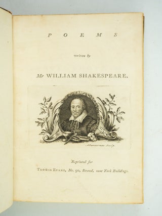 POEMS WRITTEN BY MR. WILLIAM SHAKESPEARE.