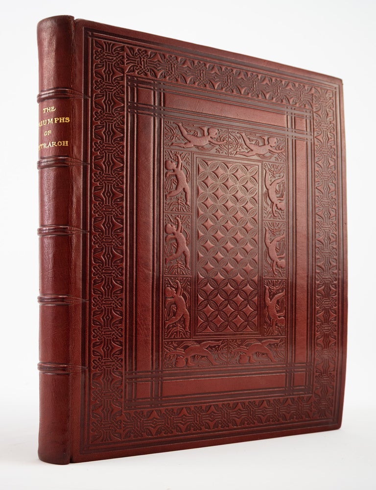 (ST20956) THE TRIUMPHS OF FRANCESCO PETRARCH. ARTS, CRAFTS - BINDINGS AND TYPOGRAPHY