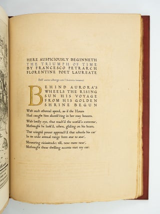 THE TRIUMPHS OF FRANCESCO PETRARCH.