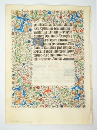 TEXT FROM COMPLINE, HOURS OF THE HOLY SPIRIT.