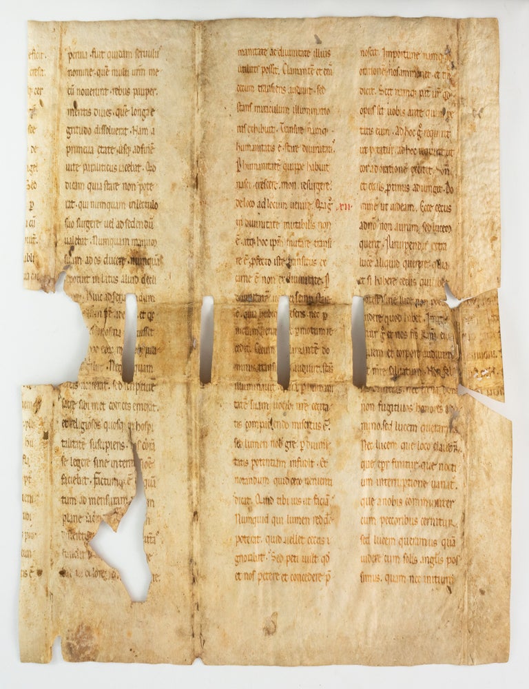 (ST20980) TEXT FROM BOOK I, HOMILIA II. FROM GREGORY THE GREAT'S "HOMILIAE IN...