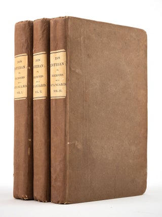 DON ESTEBAN; OR, MEMOIRS OF A SPANIARD. BINDINGS - PUBLISHER'S BOARDS, VALENTIN LLANOS GUTIERREZ.