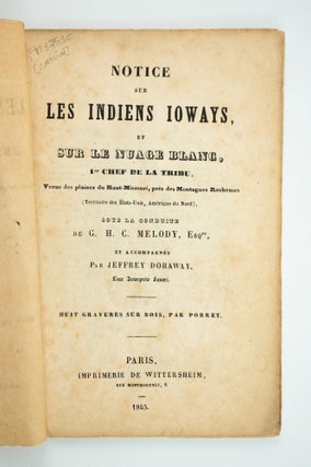 NOTICE SUR LES INDIENS IOWAYS.