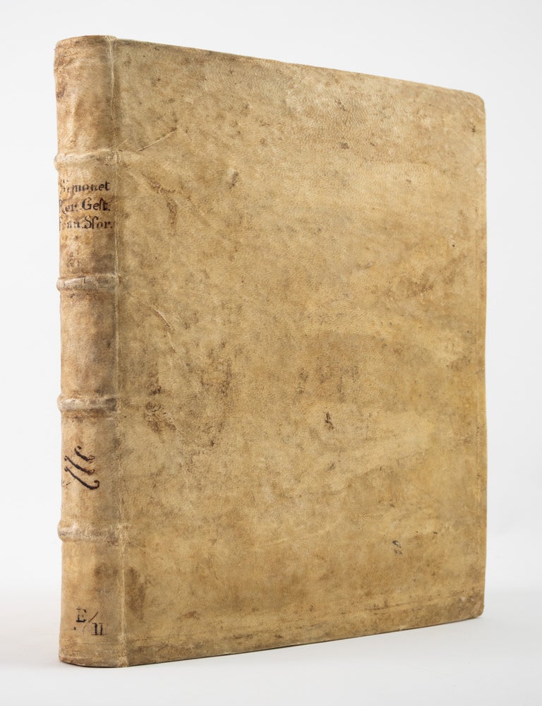 (ST21011) COMMENTARII RERUM GESTARUM FRANCISCI SFORTIAE. INCUNABULA, JOANNES SIMONETA,...