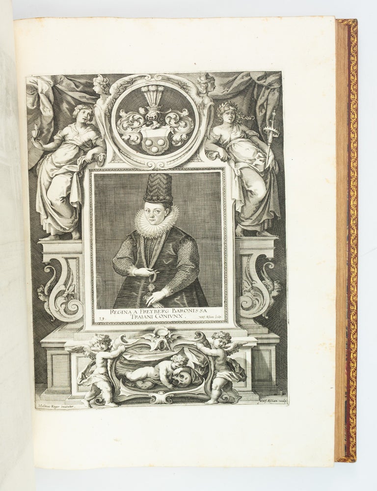 (ST21073) FUGGERORUM ET FUGGERARUM QUAE IN FAMILIA NATAE. ENGRAVED - EARLY ILLUSTRATED...
