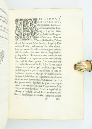 CONSTITUTIONES ORDINIS VELLERIS AUREI E GALLICO IN LATINUM CONVERSAE.