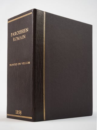 PAROISSIEN ROMAIN D'APR&Egrave;S LES IMPRIM&Eacute;S FRAN&Ccedil;AIS DU XVme SI&Egrave;CLE.